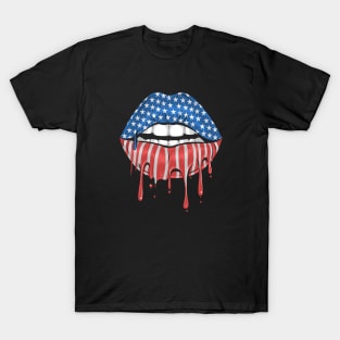 American Lady Mouth T-Shirt